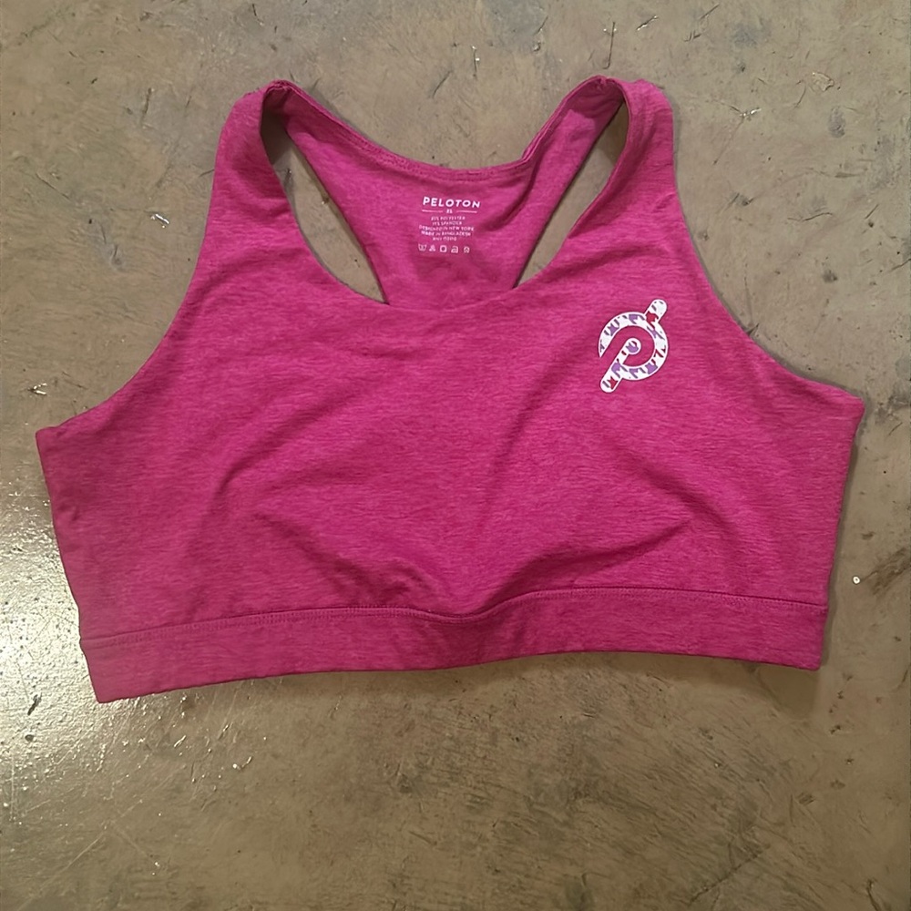 Peloton Heathered Strappy Bra